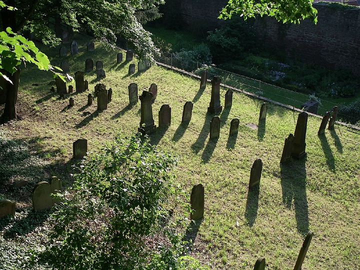 Mainradweg-273--Miltenberg-Judenfriedhof.JPG - Alter Friedhof in Miltenberg